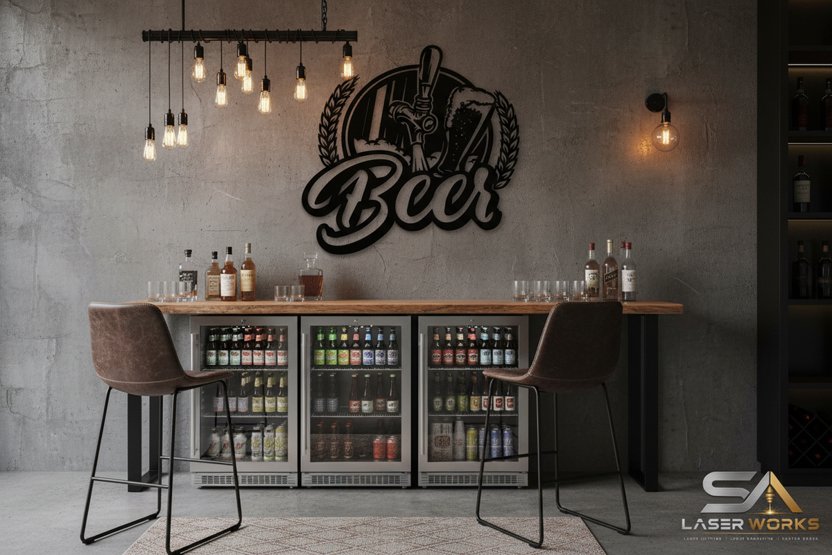Beer Wall Art – Home Bar