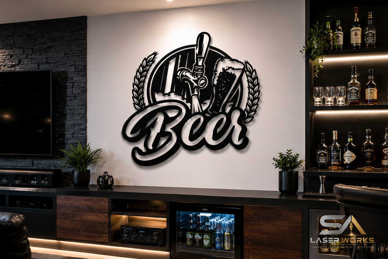 Beer Wall Art – Man Cave