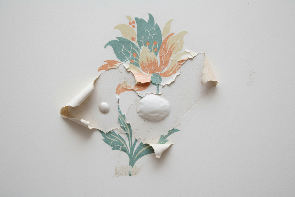 Before - Peeling Adhesive Wall Art