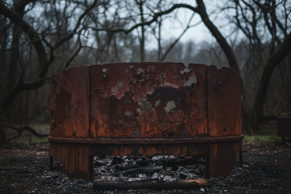Before - Rusted Boma with Holes