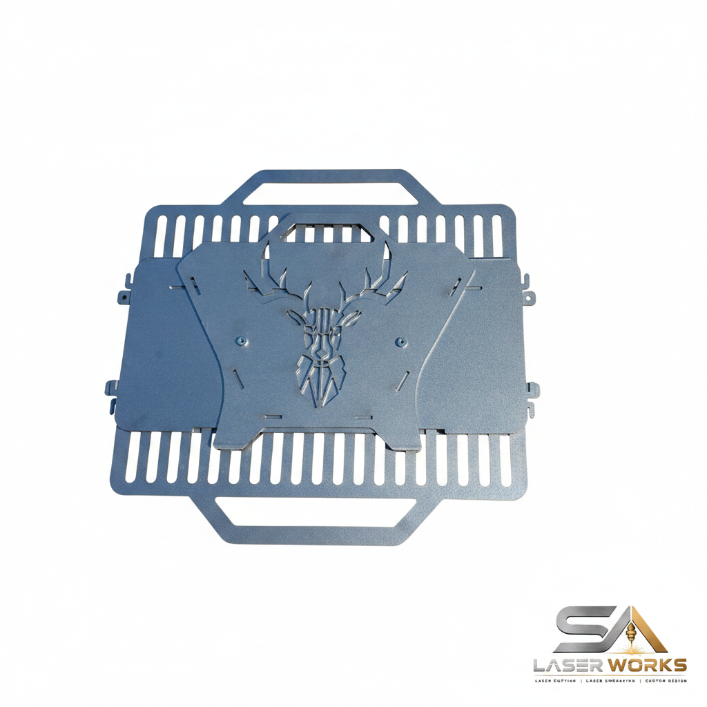 Deer Braai Flat Pack White Slots