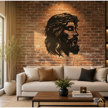 Jesus Wall Art – Brick Wall Golden Hour