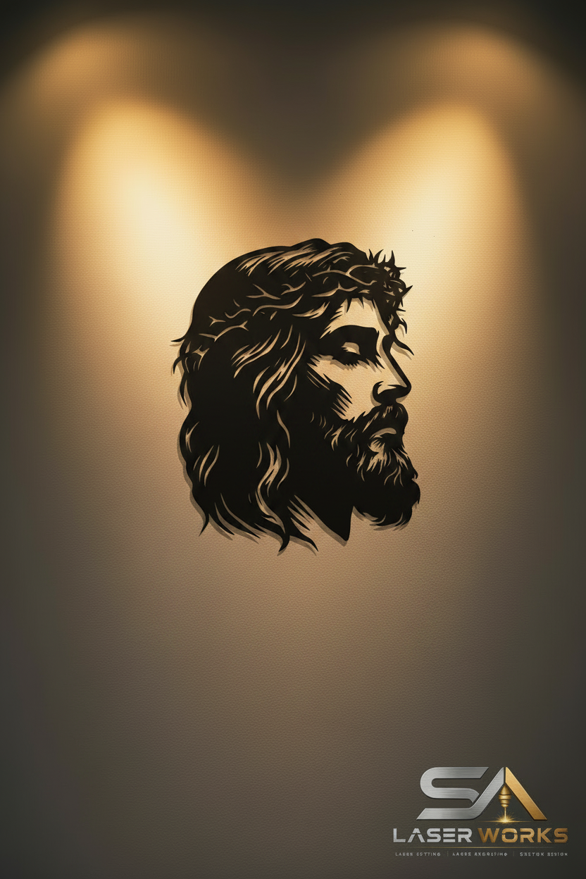 Jesus Wall Art – Double Spotlight Background
