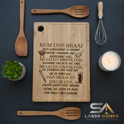 Kom Ons Braai – Flat Lay