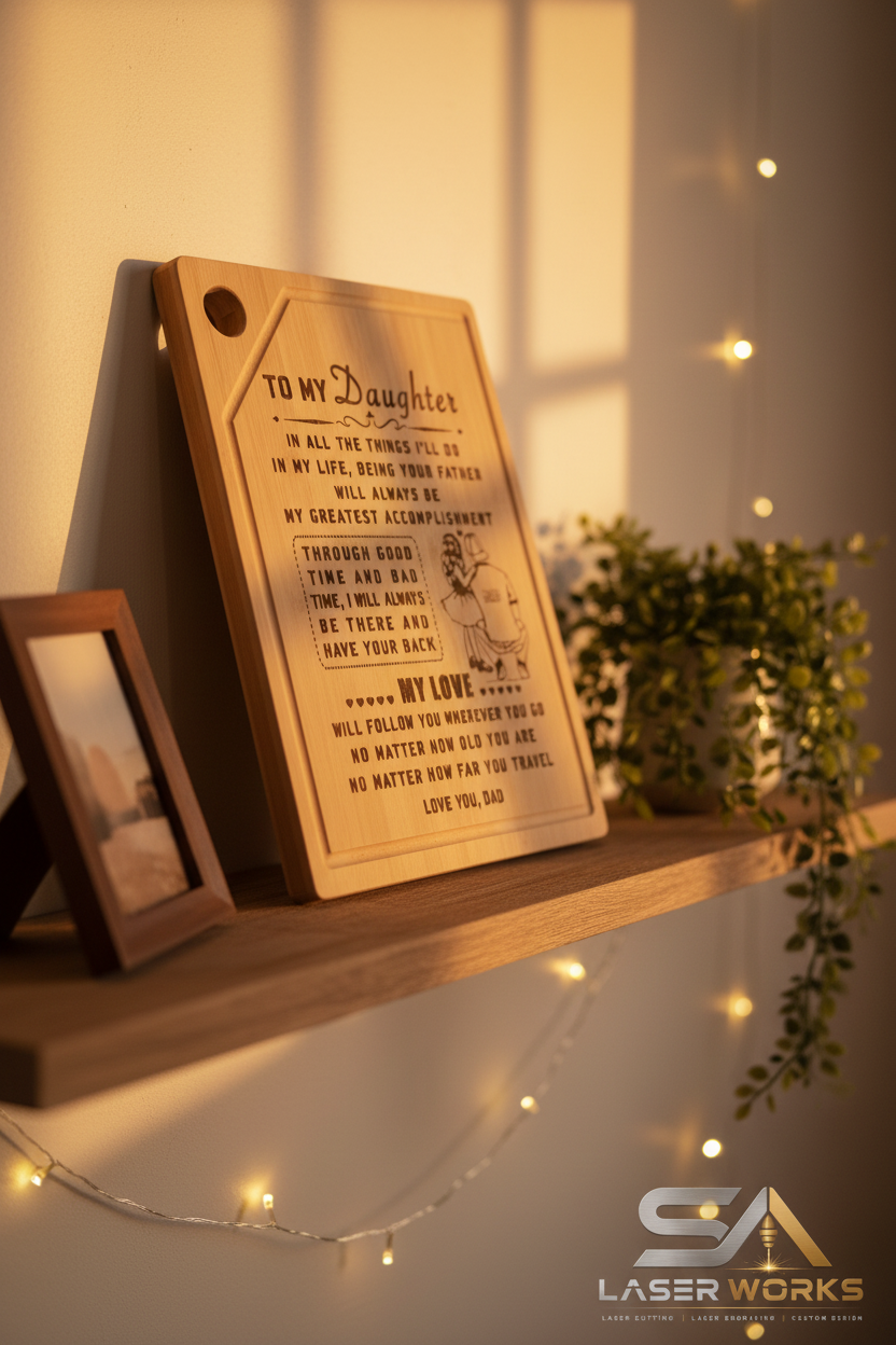 To My Daughter – Bedroom Shelf